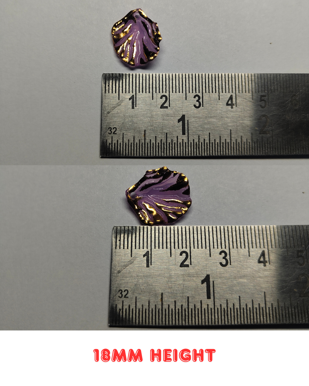 Multicolor Jelly Shells Beads 18mm (Pack of 100)