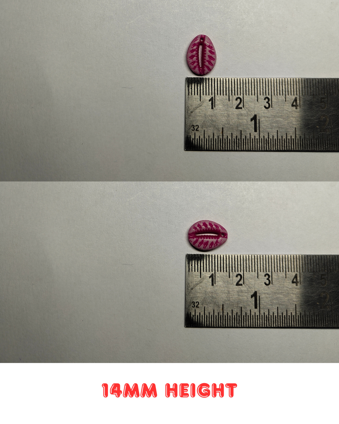 Multicolor Plastic Designer Kaudi Beads 14mm (Pack of 100)