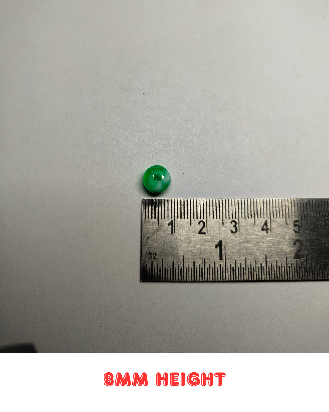 Multicolor Glass Circle Cloud Pearl Beads 8mm (Pack of 150)