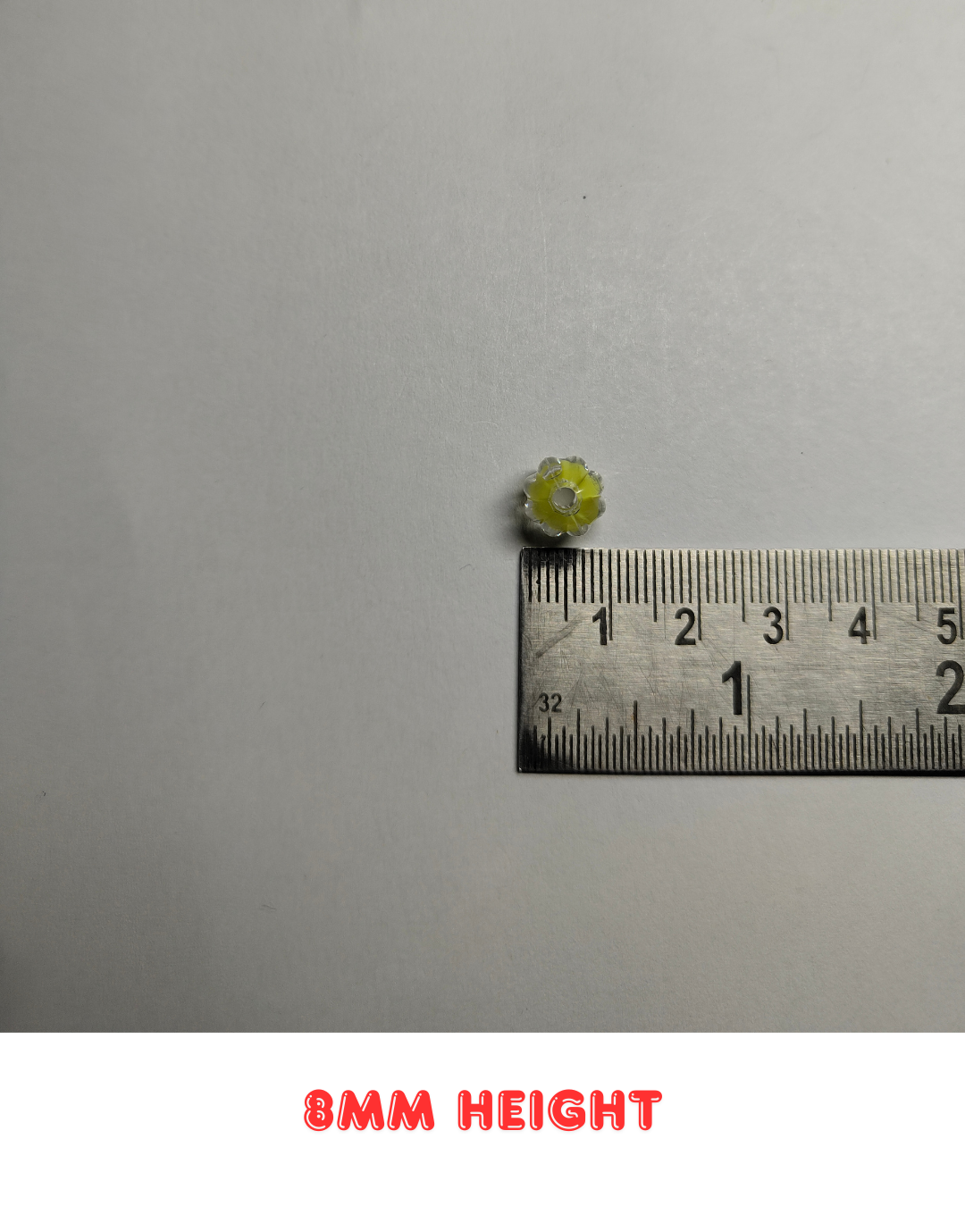 Multicolor Glass Crystal Core Beads 8mm (Pack of 100)