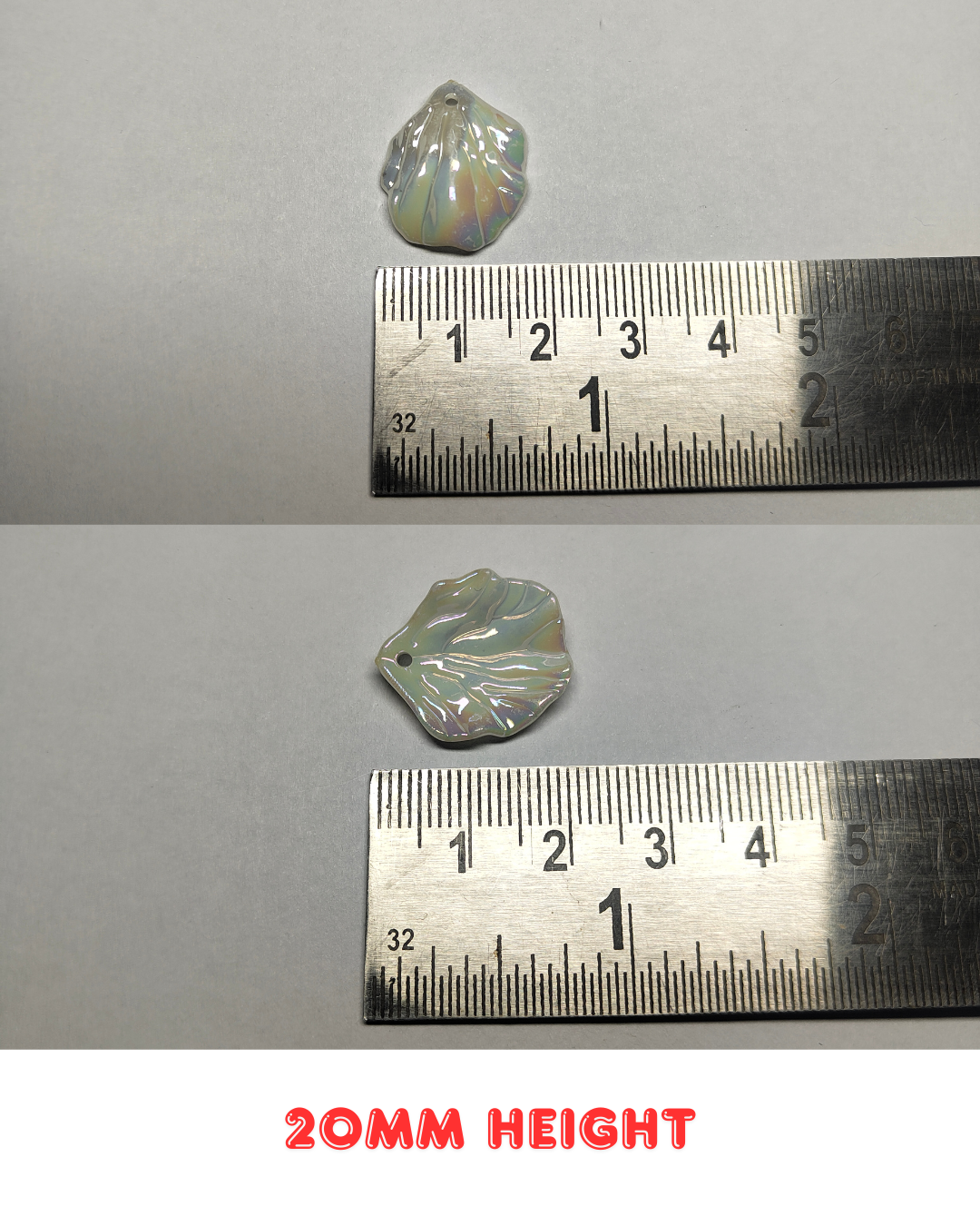 White Shells Beads 20mm (Pack of 100)